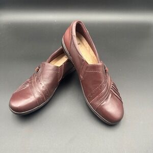 Earth Origins Glendale Gabrielle‎ Merlot Narrow Leather Comfort Shoes